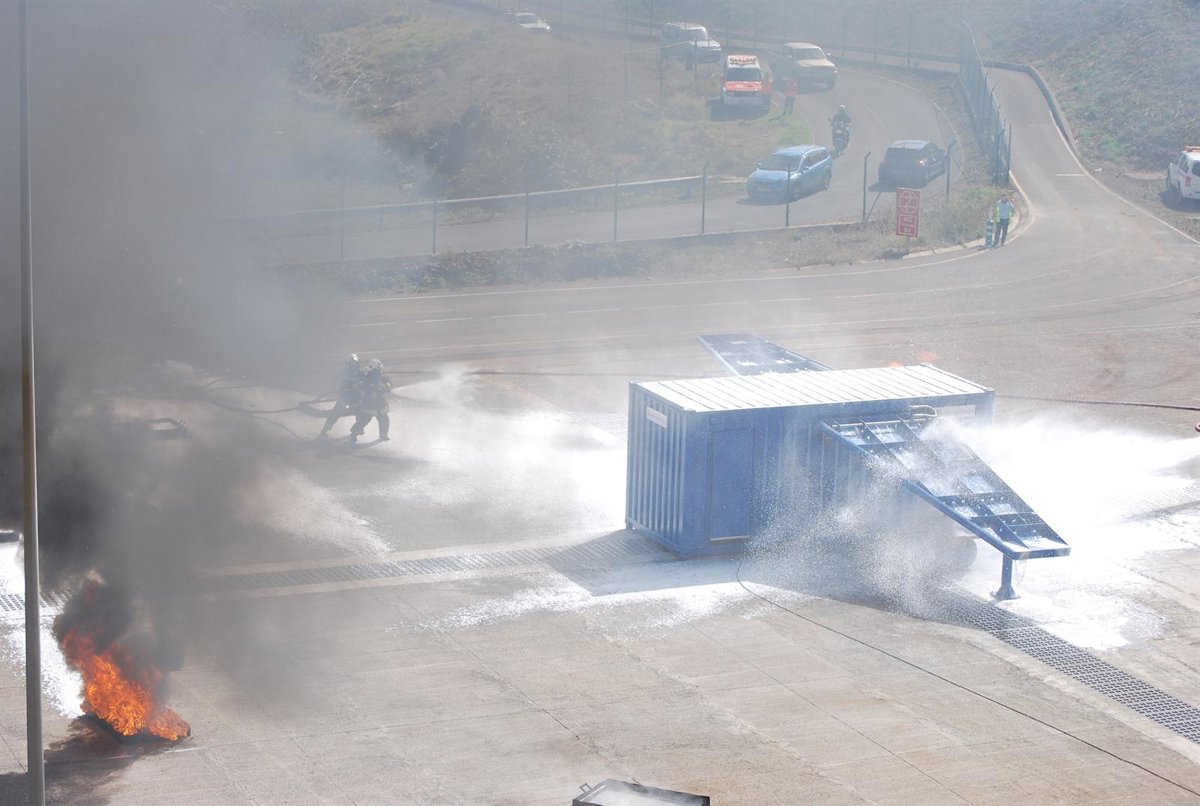El aeropuerto de Tenerife Norte realiza un simulacro general de El aeropuerto de Tenerife Norte realiza un simulacro general de