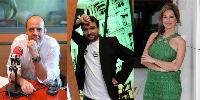 Jordi Basté, Jordi Évole Y Ana Rosa Quintana