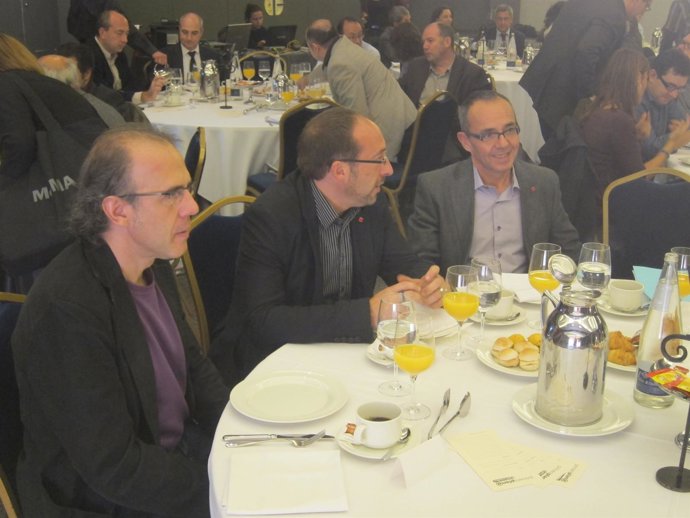 Joan Coscubiela, Junto A Ricard Gomà Y Gregorio Belmonte