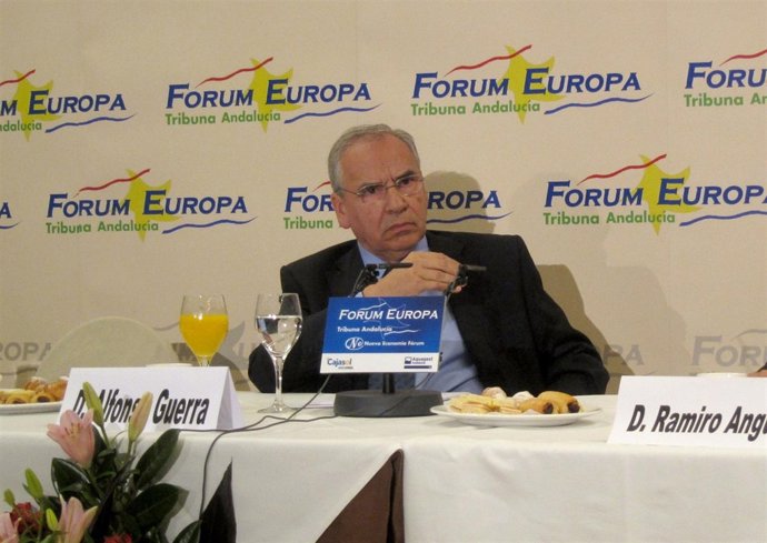 Alfonso Guerra, Hoy En El Fórum Europa. Tribuna Andalucía.