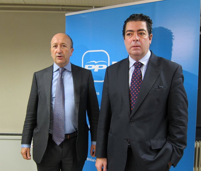Miguel Ángel Cortes Y Alberto Gutiérrez, Candidatos Del PP De Valladolid