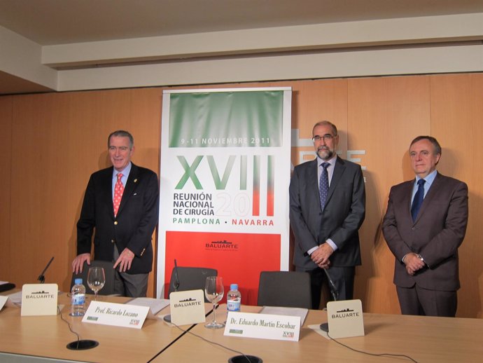 Presentación De La VIII Reunión Nacional De Cirugía Que Se Celebra En Pamplona.