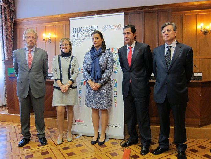 Ponentes De La Rueda De Prensa Sobre El Congreso De SEMG