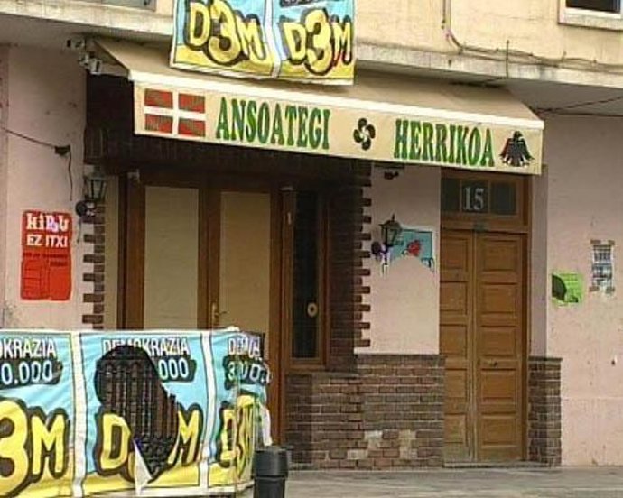 Imagen de la herriko taberno de Lazkao