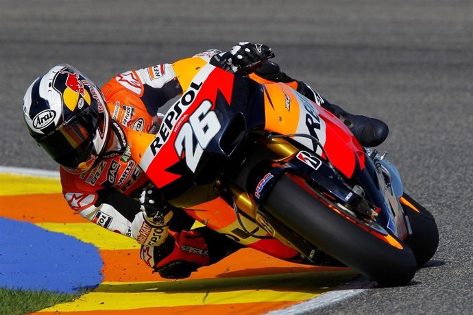 El Piloto De Honda, Dani Predrosa, Con La Motogp 2012