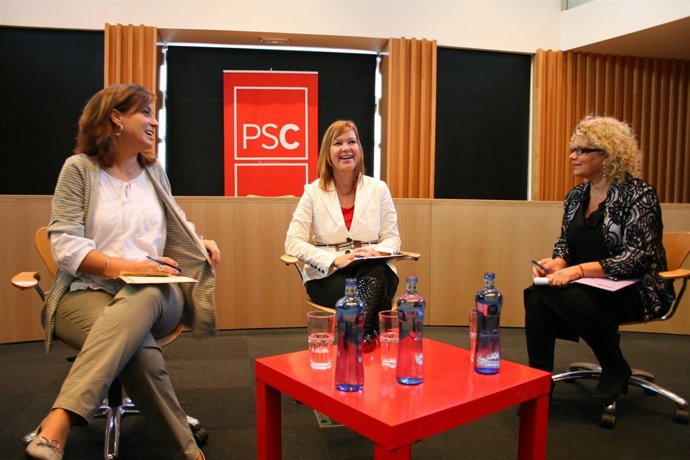 Leire Pajín, Marina Geli Y Iolanda Pineda (PSC)