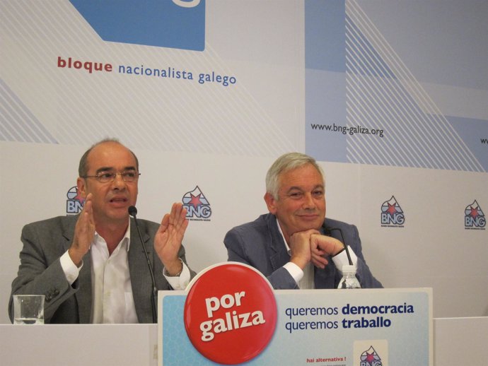 Guillerme Vázquez Y Francisco Jorquera del BNG