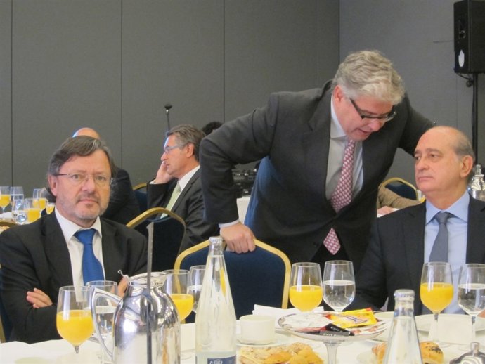 Jorge Fernández (PP), Jordi Cornet (PP) Y Enric Marin