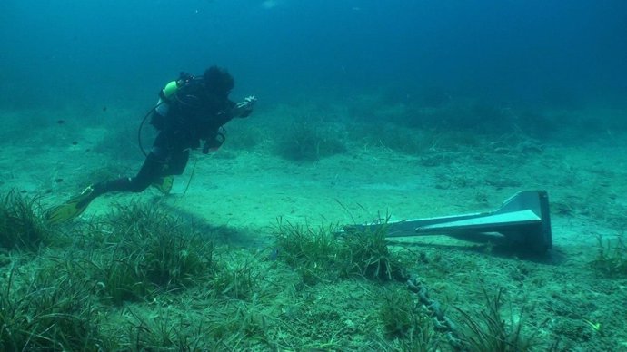 Imagen De Los Daños Submarinos En La Isla Mediterránea De Formentera
