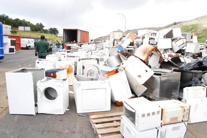 Residuos Eléctricos Recogidos En El Hierro.