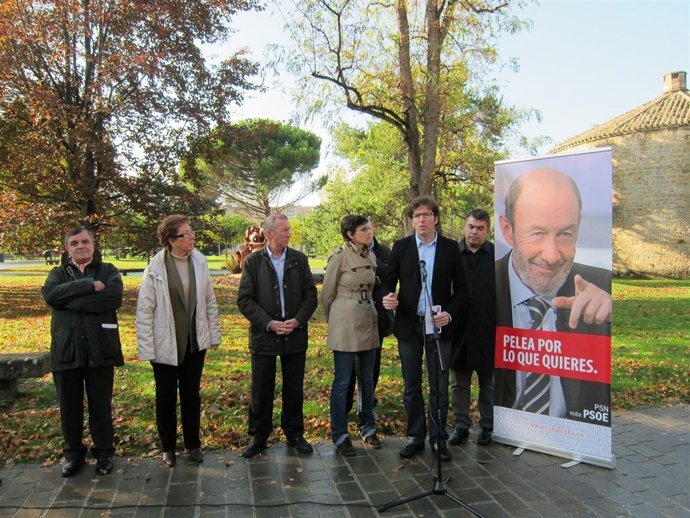Los Candidatos Del PSN En La Ciudadela.