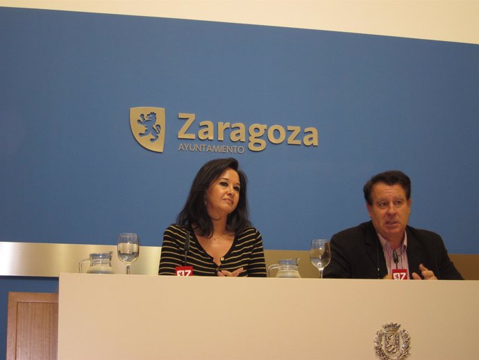 Magdalena Lasala Y Jerónimo Blasco En La Rueda De Prensa