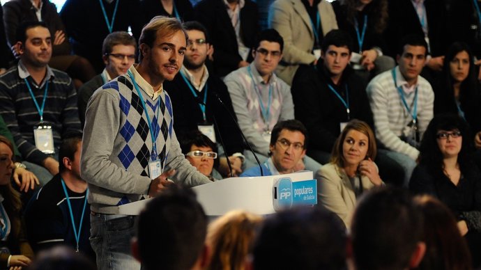 Javier Dorado, presidente de Novas Xeracións de Galicia