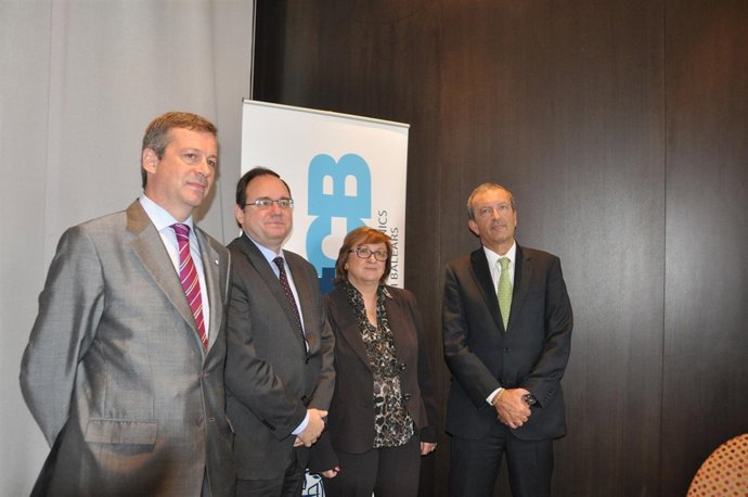 L.Franco (ATC, Segundo Por La Izqda), P.Arxé (Apttcb) Y J.M.Messeguer