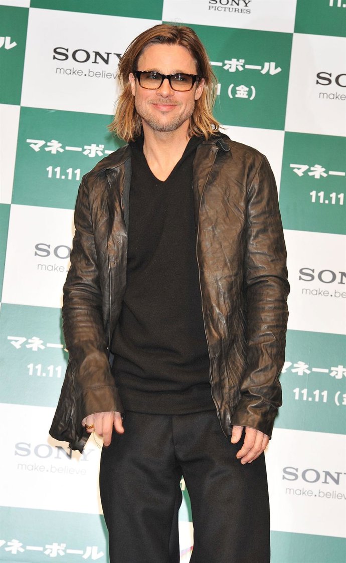 Brad Pitt En Un Photocall