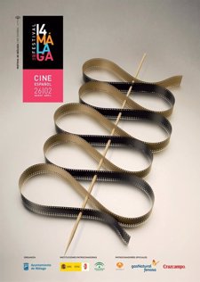 Cartel de la decimocuarta edición del Festival de Málaga-Cine Español