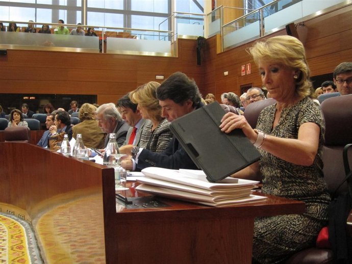 La Presidenta De La Comunidad De Madrid, Esperanza Aguirre