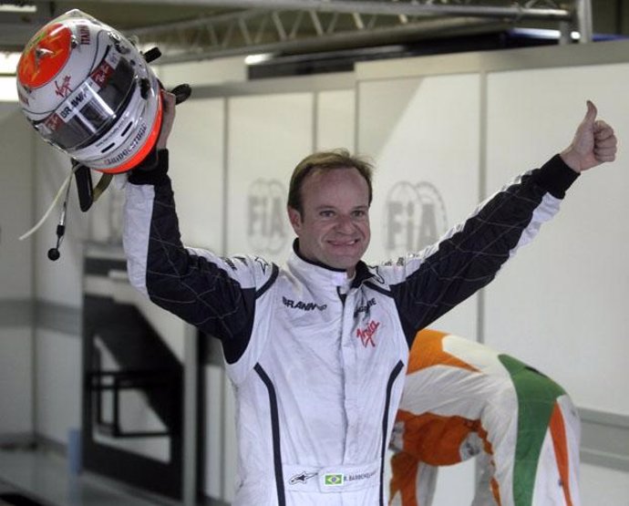 El piloto brasileño Rubens Barrichello
