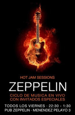 Cartel Del Ciclo 'Mano A Mano' Del Zeppelin