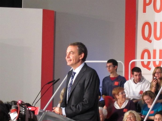 Zapatero En Un Mitin En Alicante