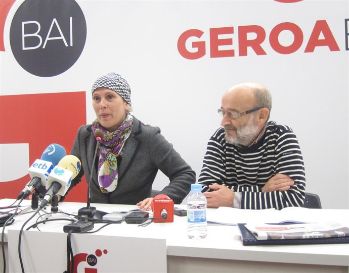 Uxue Barkos Y Bixente Serrano, De Geroa Bai.