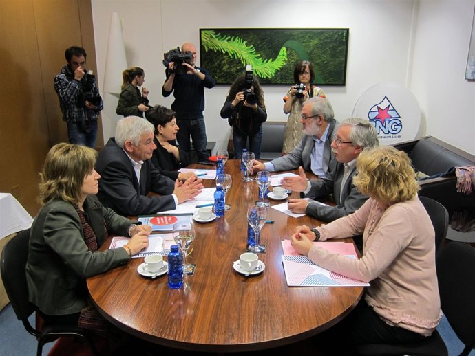 Reunión Dirigentes BNG Con Responsables De CC.OO.