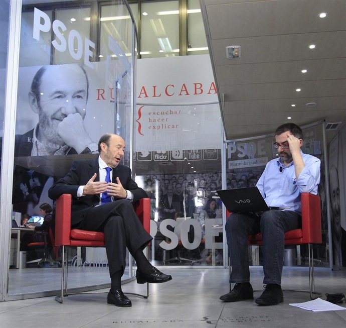 Candidato Del PSOE A La Presidencia Del Gobierno, Alfredo Pérez Rubalcaba