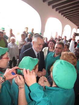 El Presidente De La Junta De Andalucía, José Antonio Griñán. 