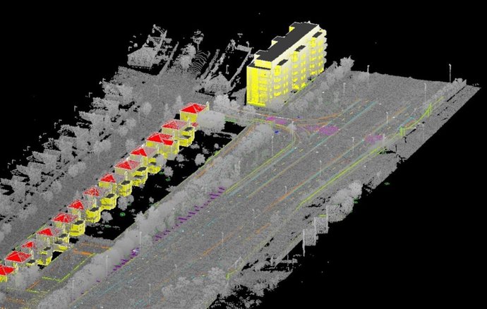 Reproducción En 3D De Una De Las Carreteras.