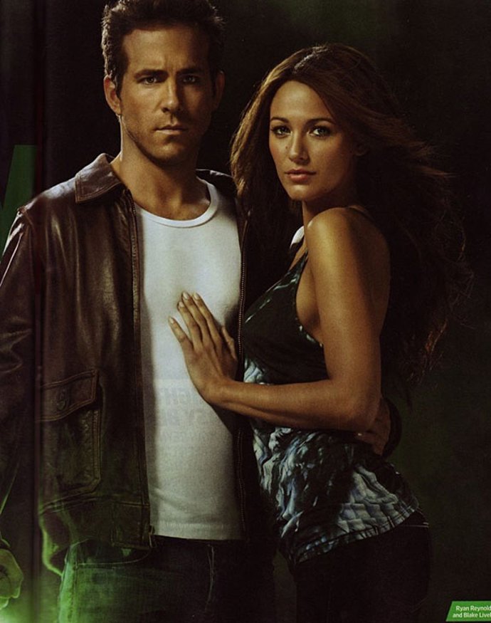 Ryan Reinolds Y Blake Lively En Un Poster De Green Lantern