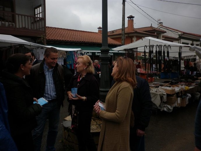 Mercedes Fernández (PP) En San Martín De Luiña-Cudillero