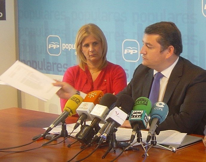 El Secretario General Del PP-A, Antonio Sanz, En Rueda De Prensa