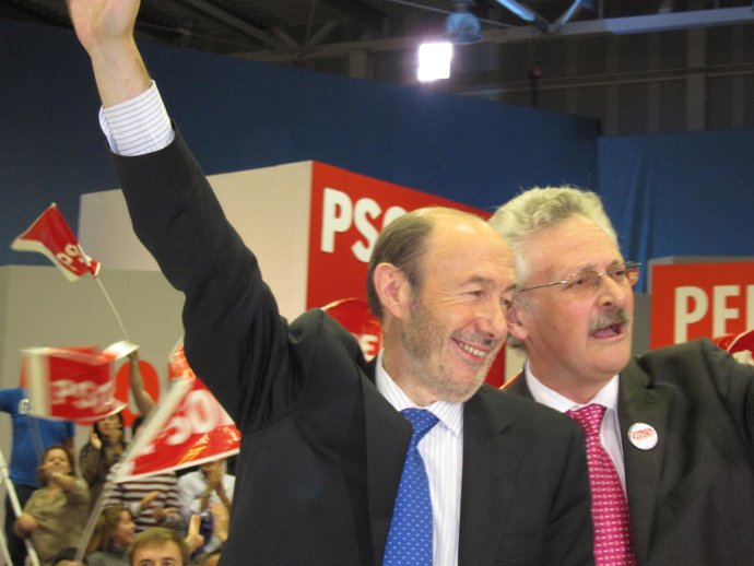 Rubalcaba En Un Acto En Gijón