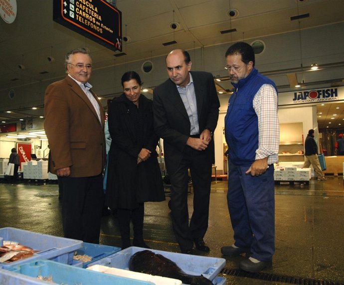 Ordiñaga Y Verdeguer Durante Una Visita A Mercavalencia.