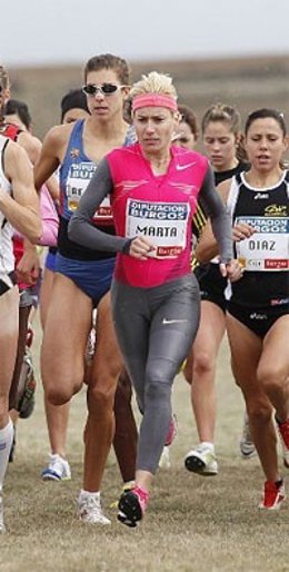 Marta Domínguez En Un Cross