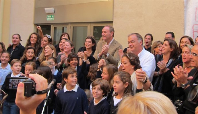 González Pons, Alberto Fabra Y Rita Barberá En El Día De La Familia Del PPCV