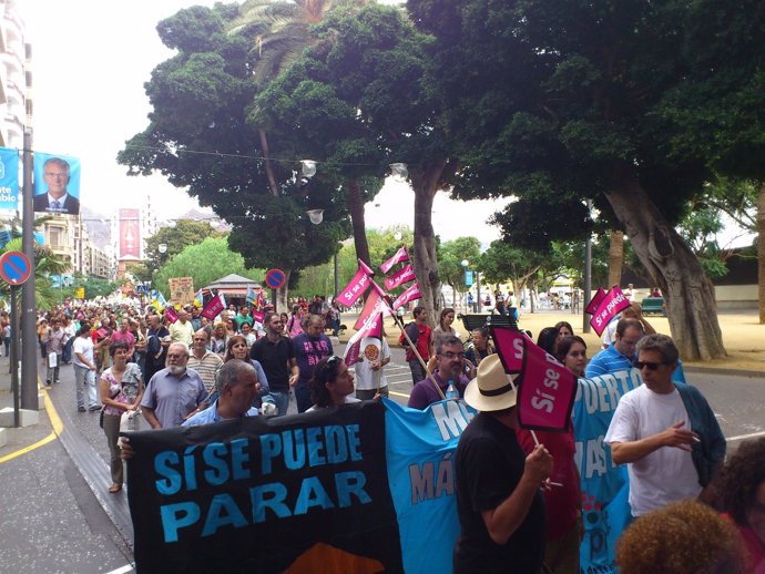 Manifestación Contra El Puerto De Granadilla