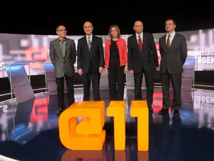 Los cinco candidatos catalanes de las elecciones generales 2011