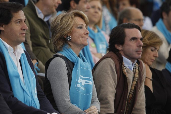 PP MADRID MITIN LAS ROZAS AZNAR, AGUIRRE, GARCÍA ESCUDERO Y ALCALDE LAS ROZAS