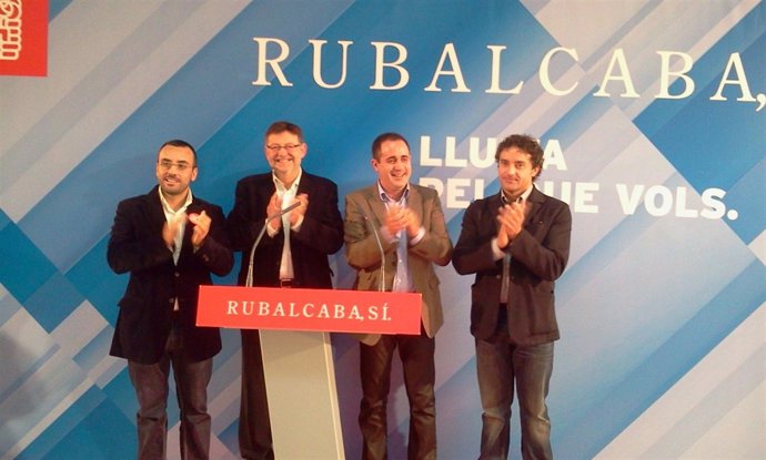 Alarte En Un Mitin En Villarreal (Castellón) Junto A Puig Y Colomer.