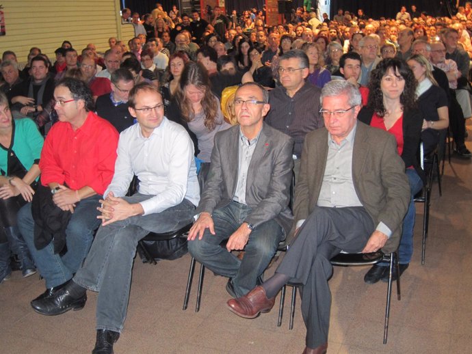 J.Miralles, J.Herrera, J.Coscubiela Y J.Saura (ICV-Euia)
