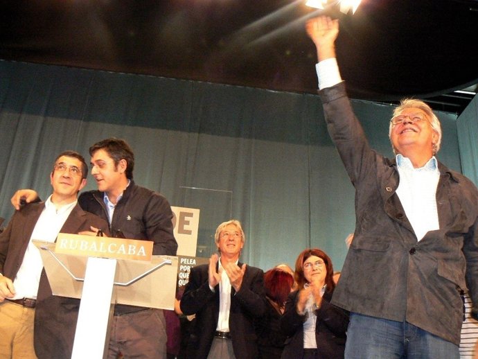 Patxi López, Eduardo Madina Y Felipe González