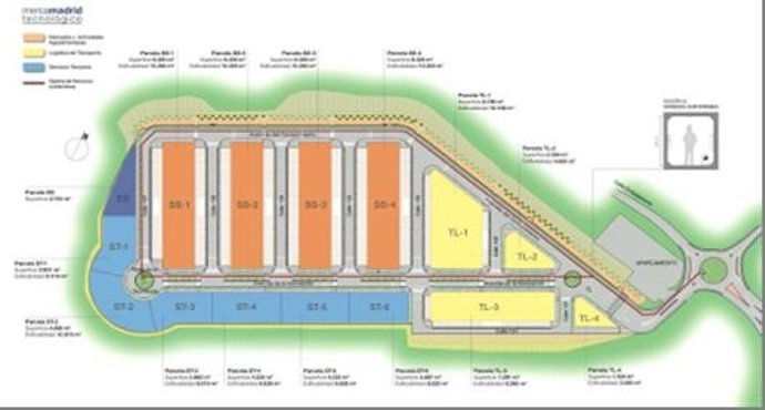 Plano De Mercamadrid Tras La Ampliación