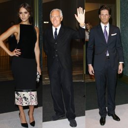 Montaje Jessica Alba, Giorgio Armani Y Luis Medina