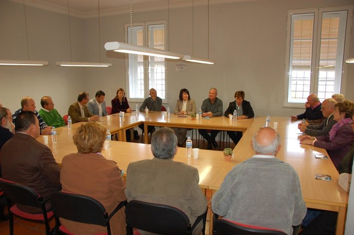 Encuentro Con Artesanos En Totana, Con Valcárcel Y Barreiro