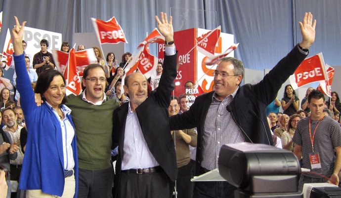 César Luena, Candidato PSOE Congreso,  Rubalcaba, Aldama Y De Pablo