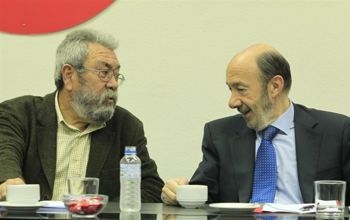 Rubalcaba Se Reúne Con Candido Méndez