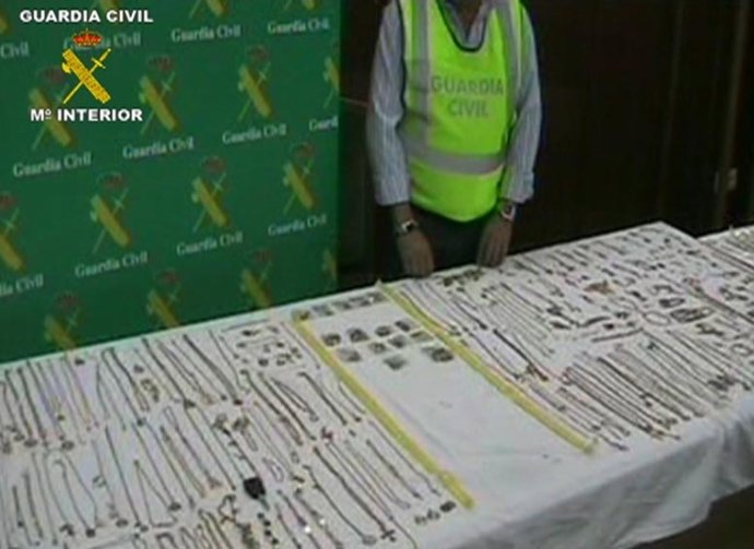 Efectos Intervenidos En La Desarticulación De Un Grupo Responsable De Robos