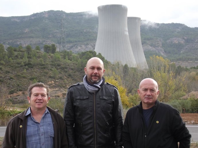 Zanón, Sixto Y Peris En Su Visita A Cofrentes