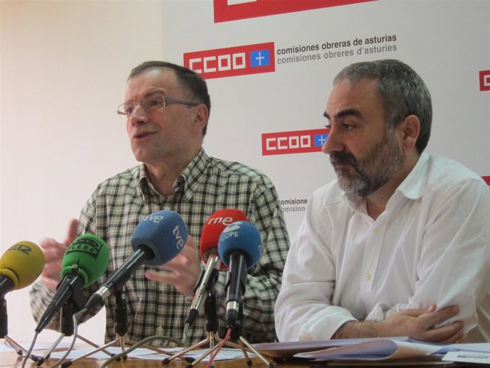 J. Antonio Rodríguez (Izda) Y Justo Ruiz (Dcha), De CCOO